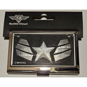 Buckle-Down Marvel Business Card Case‎ Holder Legends Super Soldier